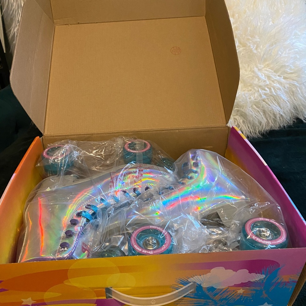 Impala Holographic Roller Skates Size 8